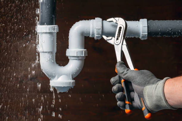 Professional Water Line Repair technician working in Fort Meade, MD